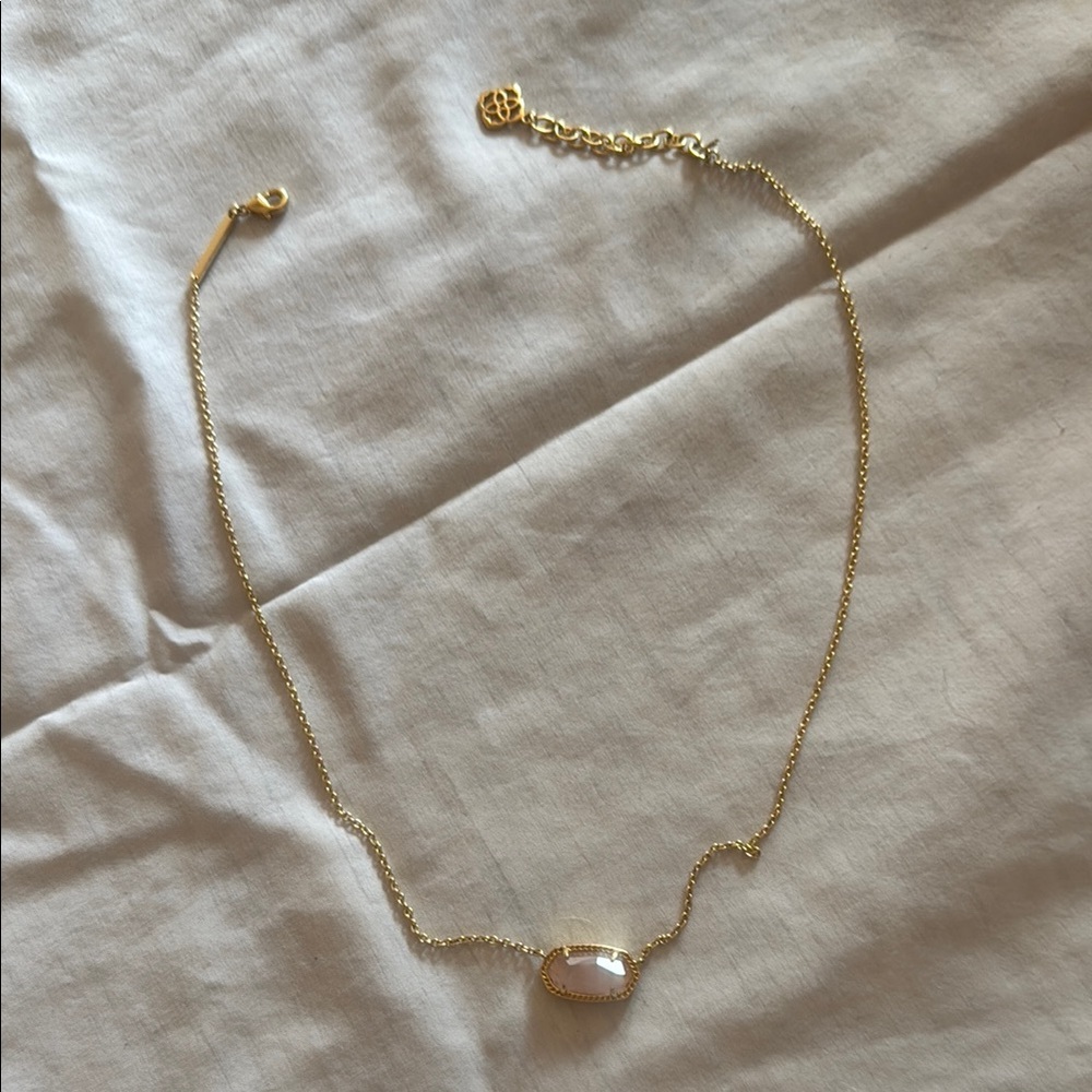 Kendra Scott Rose Quartz Necklace